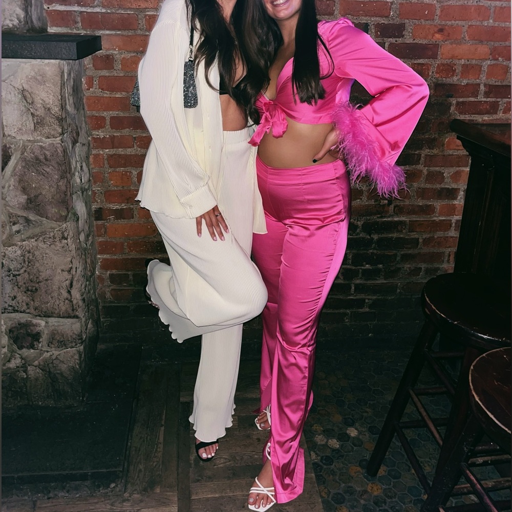 White fox two piece set